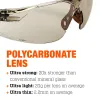 Защитные очки Bollé Rush Small Copper Чёрный Прозрачный Поликарбонат