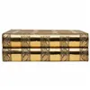 Jewelry box Alexandra House Living Golden Aluminium MDF Wood 15 x 7 x 30 cm