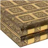 Jewelry box Alexandra House Living Golden Aluminium MDF Wood 15 x 7 x 30 cm