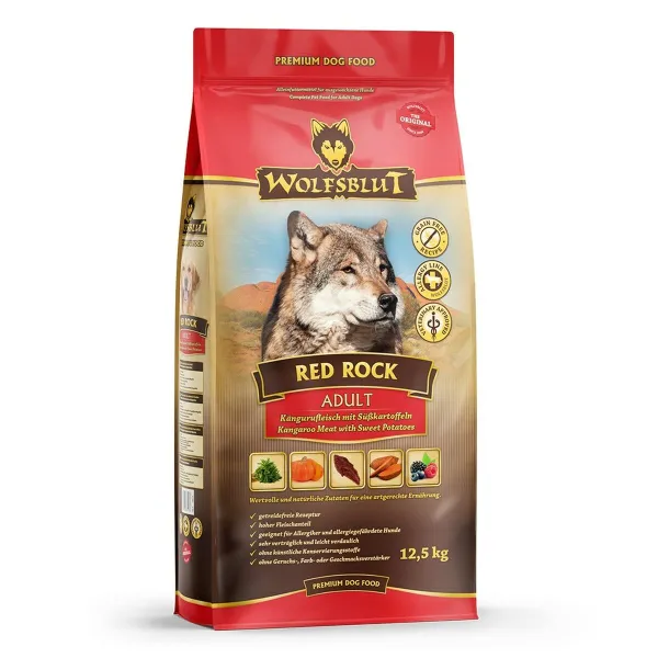 Pašarai Wolfsblut Suaugęs Kengūra Batatas 12,5 Kg