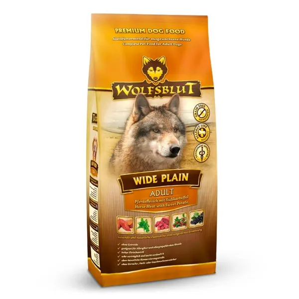 Fodder Wolfsblut Adult Meat Sweet potato Horse 2 Kg