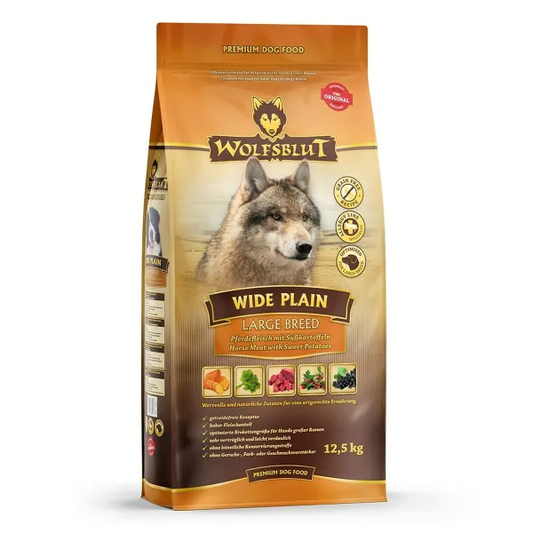 Fodder Wolfsblut Adult Meat Sweet potato Horse 12,5 Kg