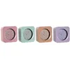 Table clock Home ESPRIT Green Pink Coral Lilac 11 x 4,7 x 11 cm