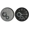 Wall Clock Home ESPRIT Black Grey PVC 30 x 4,7 x 30 cm (2 Units)