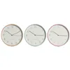 Wall Clock Home ESPRIT Coral Mint Lilac PVC 25,5 x 4,3 x 25,5 cm (3 Units)