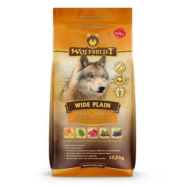 Lopbarība Wolfsblut Pieaugušais Gaļa Saldie kartupeļi Zirgs 12,5 Kg