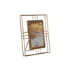 Photo frame Home ESPRIT Golden Metal Crystal 17,5 x 2,5 x 22,5 cm (12 Units)