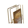 Photo frame Home ESPRIT Golden Metal Crystal 17,5 x 2,5 x 22,5 cm (12 Units)