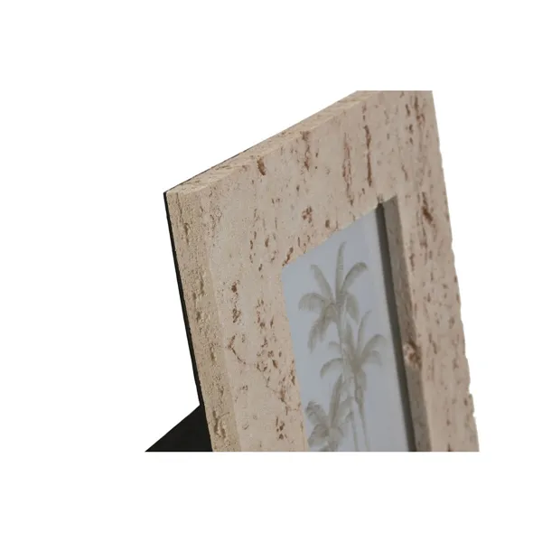 Photo frame Home ESPRIT Beige Resin Crystal Marble Urban 18 x 2 x 22 cm