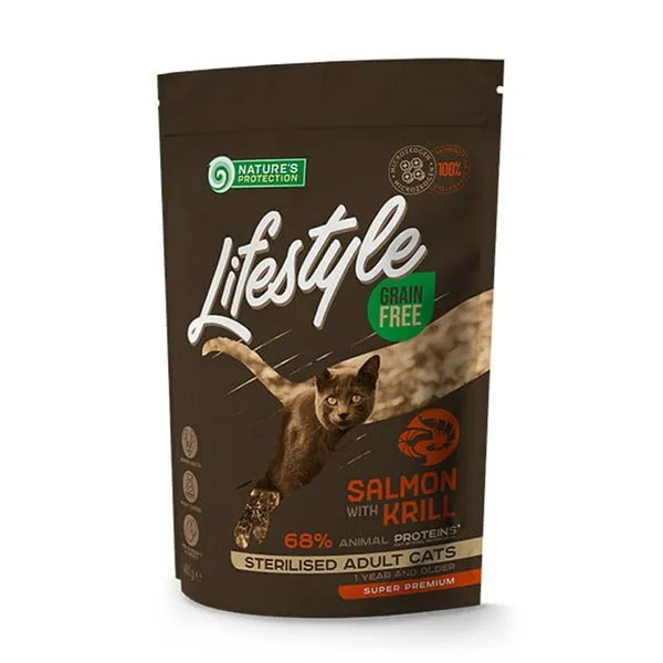 Cat food NATURE'S PROTECTION Lifestyle Salmon 400 g