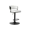 Stool Home ESPRIT White Metal 48,5 x 48 x 83,5 cm