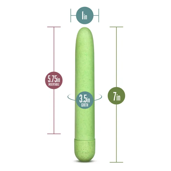 Lodveida Vibrators Blush Gaia Zaļš
