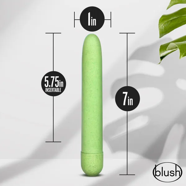 Lodveida Vibrators Blush Gaia Zaļš