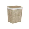 Laundry Basket Home ESPRIT White Natural Metal 44 x 35 x 55 cm