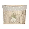 Basket set Home ESPRIT Green Natural wicker 45 x 45 x 55 cm 3 Pieces