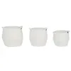 Basket set Home ESPRIT White Modern 34 x 34 x 34 cm (3 Pieces)