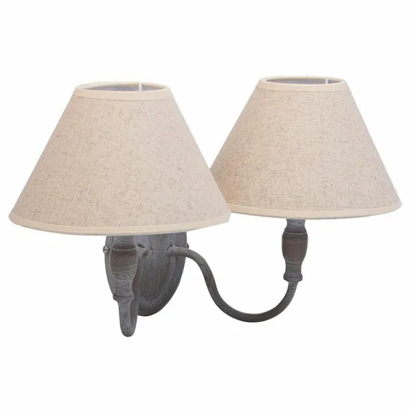 Wall Lamp Alexandra House Living White Grey 220-240 V 23 x 28 x 34 cm