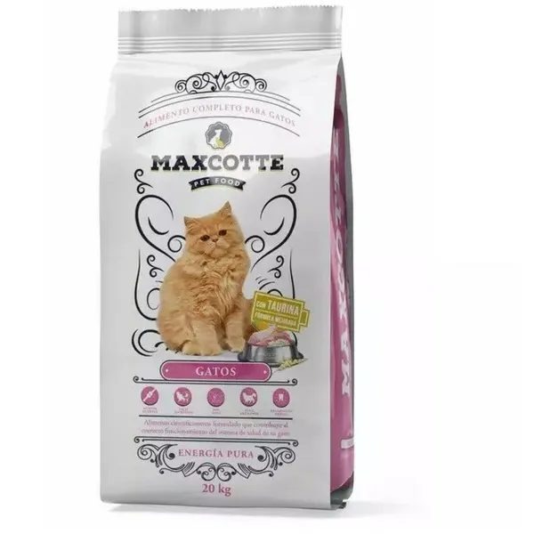Kaķu barība Hurtownia Karm MAXCOTTE Gatos Gaļa 20 kg Odrasle