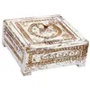 Jewelry box Alexandra House Living White Grey Mango wood 19 x 10 x 19 cm