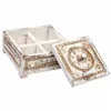 Jewelry box Alexandra House Living White Grey Mango wood 19 x 10 x 19 cm