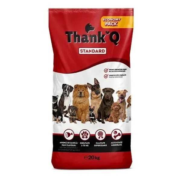Fodder Hurtownia Karm THANK'Q Standard Ham Pig 20 kg Adult 16 Kg