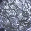 Световая завеса 200 светодиодных гирлянд, светодиодные гирлянды для внутреннего и наружного использования, холодный белый свет