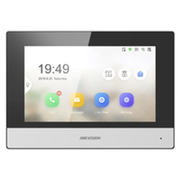 Smart Video-Porter Hikvision DS-KH6320-TE1 Black Grey Metal Plastic