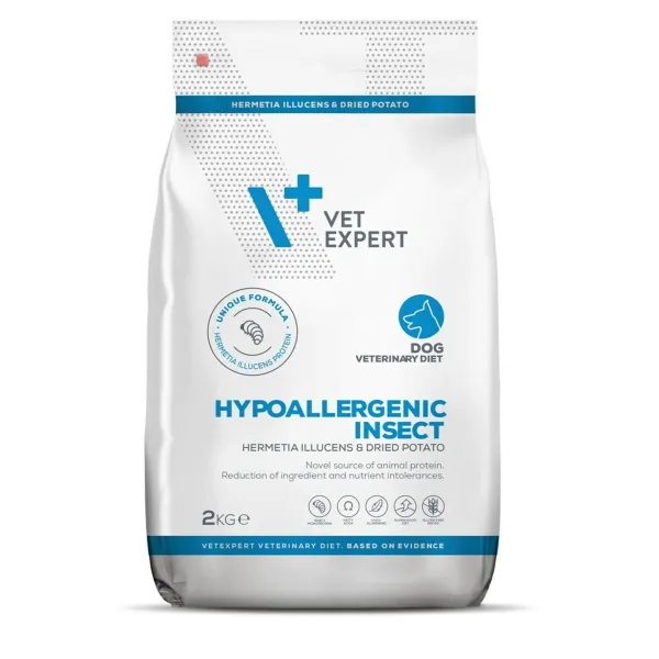 Фураж VETEXPERT Hypoallergenic Insect 2 Kg Для взрослых 2,3 Kg