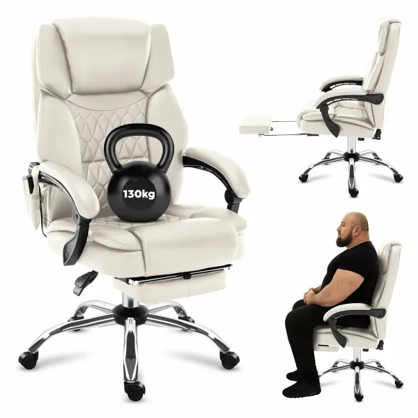 Biuro kėdė Mark Adler MA-BOSS 6.0 BEIGE Balta