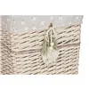 Basket set Home ESPRIT Green Beige Natural wicker 47 x 35 x 55 cm 5 Pieces