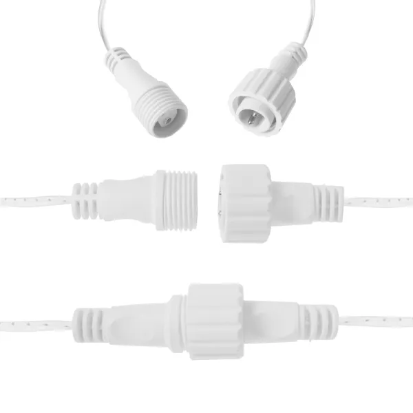 Šviesos užuolaida 200 LED girlianda, vidaus ir lauko ledo varveklių šviesos, šaltai baltos spalvos