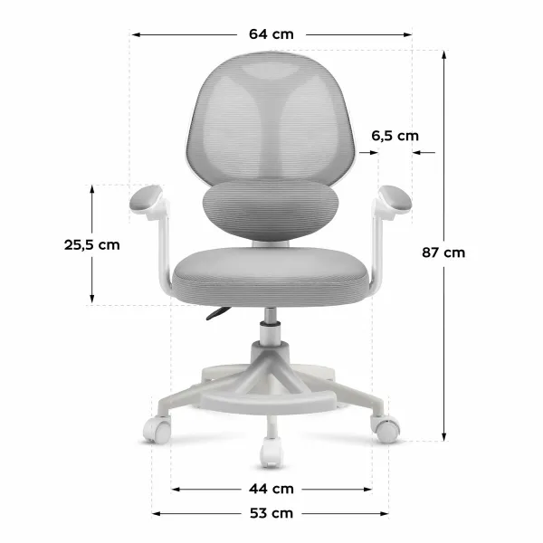 Toimistotuoli Mark Adler MA-JUNIOR 4.5 GREY Harmaa