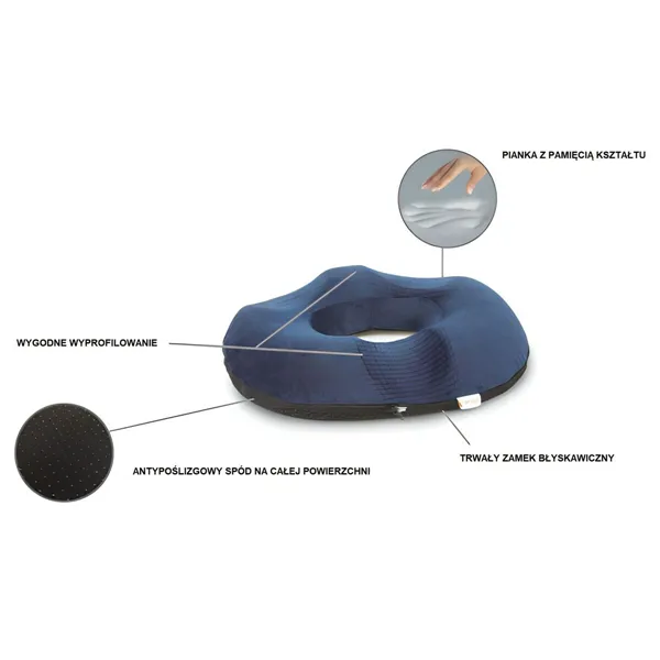 Ergonomic Pillow for Knees and Legs MDH QMED