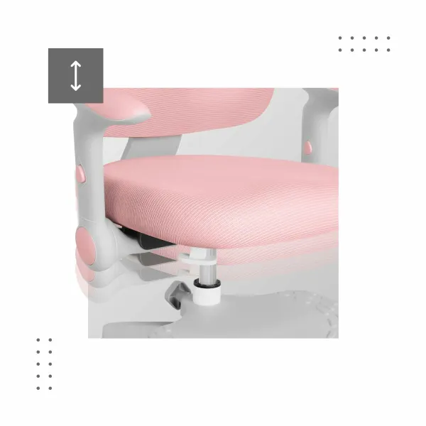 Kontoritool Mark Adler MA-JUNIOR 5.0 PINK Roosa