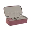 Jewelry box Home ESPRIT Cream Magenta 20,5 x 10 x 6 cm (2 Pieces)