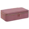 Jewelry box Home ESPRIT Cream Magenta 20,5 x 10 x 6 cm (2 Pieces)