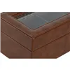 Jewelry box Home ESPRIT Brown Crystal 33 x 11,5 x 9 cm