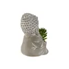 Decorative Plant Home ESPRIT Polyethylene Cement Buddha Oriental 8,5 x 7 x 11 cm (3 Units)