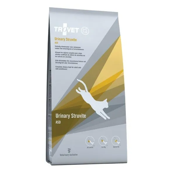 Kaķu barība Trovet Urinary Struvite ASD Poultry 10 kg Odrasle Putni