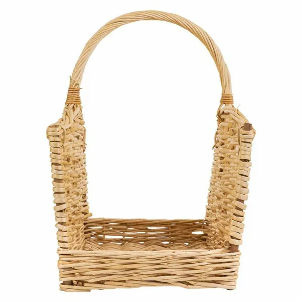 Log basket Alexandra House Living wicker Willow wood 36 x 52 x 49 cm