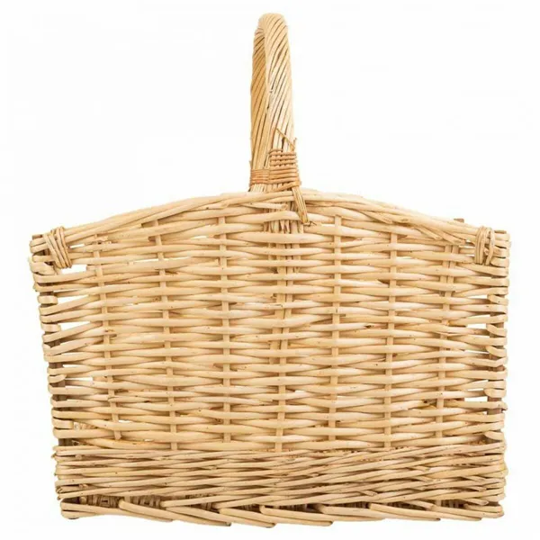 Log basket Alexandra House Living wicker Willow wood 36 x 52 x 49 cm