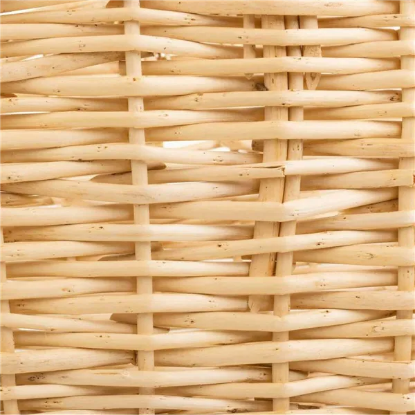 Log basket Alexandra House Living wicker Willow wood 36 x 52 x 49 cm