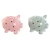 Money box Home ESPRIT Dolomite Pig 22 x 15,5 x 17,5 cm (2 Units)