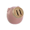 Money box Home ESPRIT Dolomite Pig 13 x 12 x 12 cm