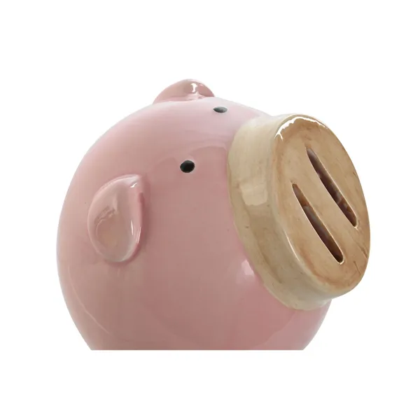 Money box Home ESPRIT Dolomite Pig 13 x 12 x 12 cm