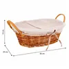 Set of Baskets Alexandra House Living Natural wicker Willow wood 38 x 29 x 14 cm 34 x 16 x 44 cm 31,5 x 23,5 x 12 cm 3 Pieces