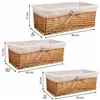 Set of Baskets Alexandra House Living Natural wicker Willow wood 3 Pieces