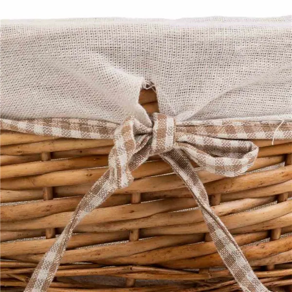 Set of Baskets Alexandra House Living Natural wicker Willow wood 3 Pieces