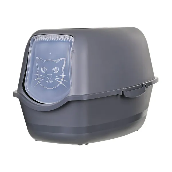 Kissan hiekkalaatikko Diamentiq BAYA Antrasiitinharmaa Muovinen 40 x 38,7 x 55,5 cm