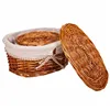 Storage boxes Alexandra House Living Natural wicker Willow wood 20 x 14 x 10 cm 23 x 14 x 30 cm 2 Pieces